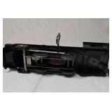 Vintage Black Wind-Up Toy Steam Locomotive