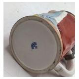 Vintage King Character Character Stein – Ceramic with Crown Lid & Pewter Handle