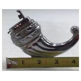 Vintage Silverplate Horn of Plenty Lighter