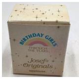 Vintage Josef Birthday Angel Figurine – Number 2 Birthday Girl