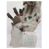 Vintage Dean Griff Figurine – Mice on Snowy Log