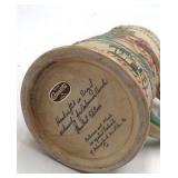 Vintage Budweiser California Stein – Handcrafted Limited Edition with Hollywood & State Seal Design