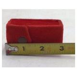 Vintage Jontue Miniature Perfume Bottle – Red Velvet Pouch