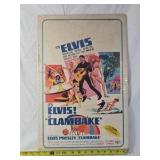 1967 "Clambake" Movie Poster – Elvis Presley in Technicolor