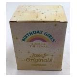 Vintage Josef Birthday Angel Figurine – Number 7 Birthday Girl