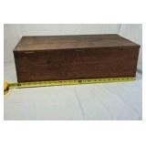 Vintage Oak Chest – Brass Hardware