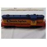 Vintage AHM HO Scale EMD GP-18 Chessie System Diesel Locomotive – C&O #4301 with Instructions