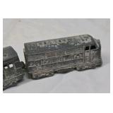 Vintage Cast Metal Streamliner Toy Train Set