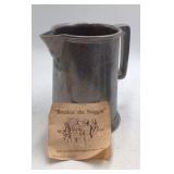 Vintage Wilton Pewter Monogrammed Beer Set – Pitcher and Four Mugs with Initials
