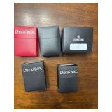 Five Empty Deck Boxes to Tradimg Card Games Like Magic the Gathering, Yugioh and Pokémon