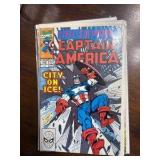 Vintage Captain America Comic Book “Streets of Poison” “City on Ice” Issue #372