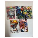X-Factor Comic Book Lot 5 Comics Marvel Spinoff of X-Men