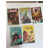 X-Factor and Gambit Comic Book Lot 5 Comics Marvel Spinoff of X-Men