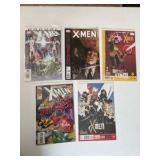 X-Men Comic Book Lot Marvel, 5 Comics Mix of Different X-Men Series