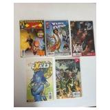 X-Men Comic Book Lot Marvel, 5 Comics Mix of Different X-Men Series