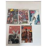 X-Men Comic Book Lot Marvel, 5 Comics Mix of Different X-Men Series