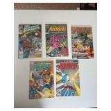 Avengers Comic Book Lot, 5 Comics Marvel