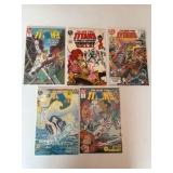 The New Teen Titans Comic Book Lot, 5 Comics DC