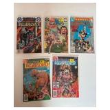 Warlord Annuals Comic Book Lot, 5 Comics From DC Comics