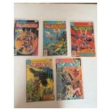 Warlord Annuals Comic Book Lot, 5 Comics From DC Comics