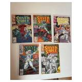 Silver Sable Comic Book Lot, 5 Comics Marvel Publishing