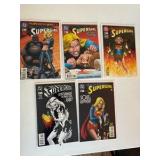 Super Girl Comic Book Lot, 5 Comics From DC Publishing