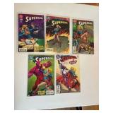 Super Girl Comic Book Lot, 5 Comics From DC Publishing
