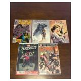 Marvel Comic Book Lot, Mix of Heroes, 5 Comic Books