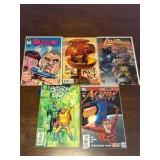 DC Comic Book Lot, Mix of Heroes, 5 Comic Books