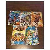 DC Comic Book Lot, Mix of Heroes, 5 Comic Books
