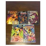 DC Comic Book Lot, Mix of Heroes, 5 Comic Books