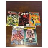 DC Comic Book Lot, Mix of Heroes, 5 Comic Books