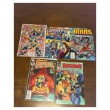 DC Comic Book Lot, Mix of Heroes, 5 Comic Books
