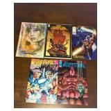 Image Publishing Comic Book Lot, 5 Comics From Different Heroes and Different Series