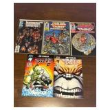 Comic Book Lot, Mix of Publishers, Heroes and Series, 5 Comic Book Lot