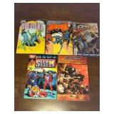 Comic Book Lot, Mix of Publishers, Heroes and Series, 5 Comic Book Lot