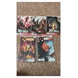 X-Men and X-Force Comic Book Lot, 5 Comic Books