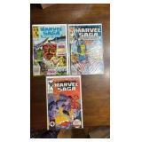 The Marvel Saga Comics Lot, 3 Comics #’s 3,6,23