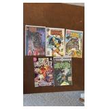 Vintae DC Comic Books Lot, 5 Different Comics