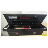 Weather Guard 72in. Saddle Truck Box, Gloss Black, Model# 127-5-04 #5864924 Msrp $1,204.00