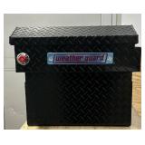 Weather Guard 72in. Saddle Truck Box, Gloss Black, Model# 127-5-04 #5864924 Msrp $1,204.00