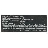 Mr Heater 18000 BTU Big Buddy Portable Propane Heater MH18B