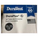 DuraVent Pallet of 6- 6DP-36SS All Fuel Chimney Pipes
