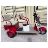 2026 SDLANCH Electric Tricycle Mini Golf Cart (IRGC40) - Red