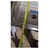 Stainless steel sink with faucet