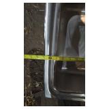 Stainless steel sink with faucet