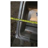 Stainless steel sink with faucet