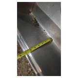 Stainless steel sink with faucet