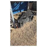 Hydraulic pallet forks for skidsteer