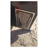 Hydraulic pallet forks for skidsteer